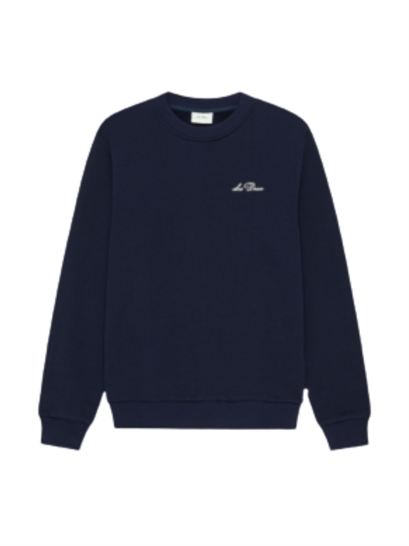 Les Deux Signature Print sweatshirt - Dark Navy Blue